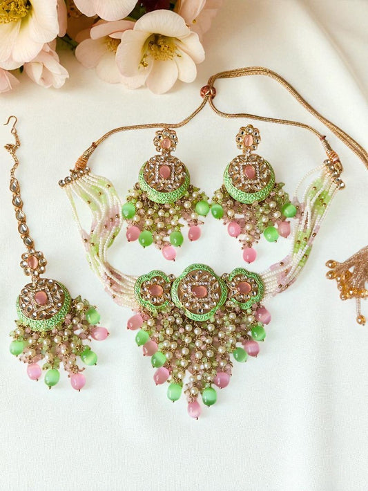 Vaani Kundan Polki Choker Set
