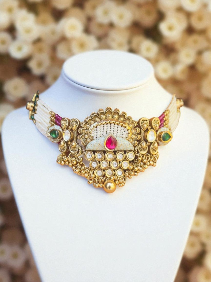 Shravya Antique Choker Set