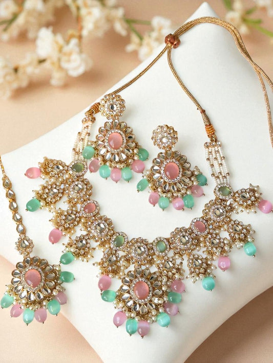 Jhaanjariya Kundan Necklace Set