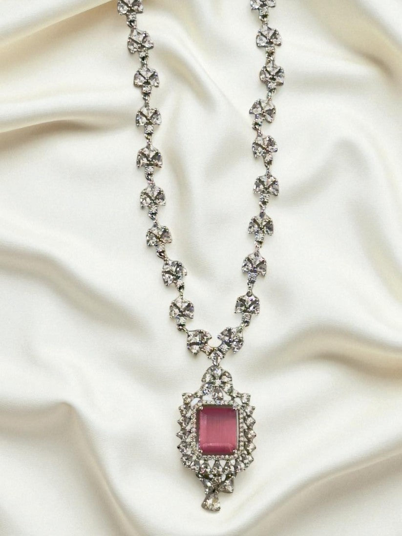 Amara CZ Stone Necklace Set