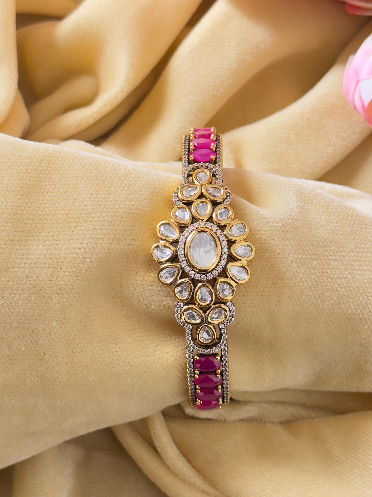 Prisha Polki Bracelet