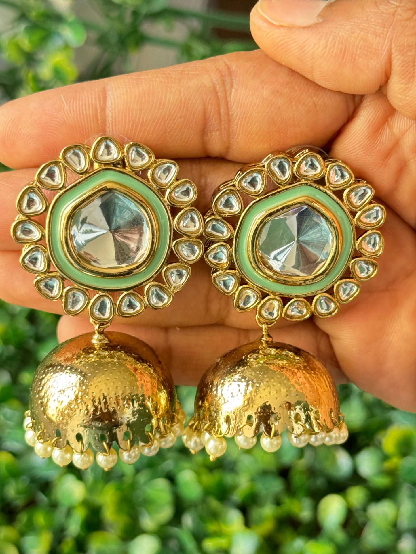 Shraddha Kundan Jhumkas