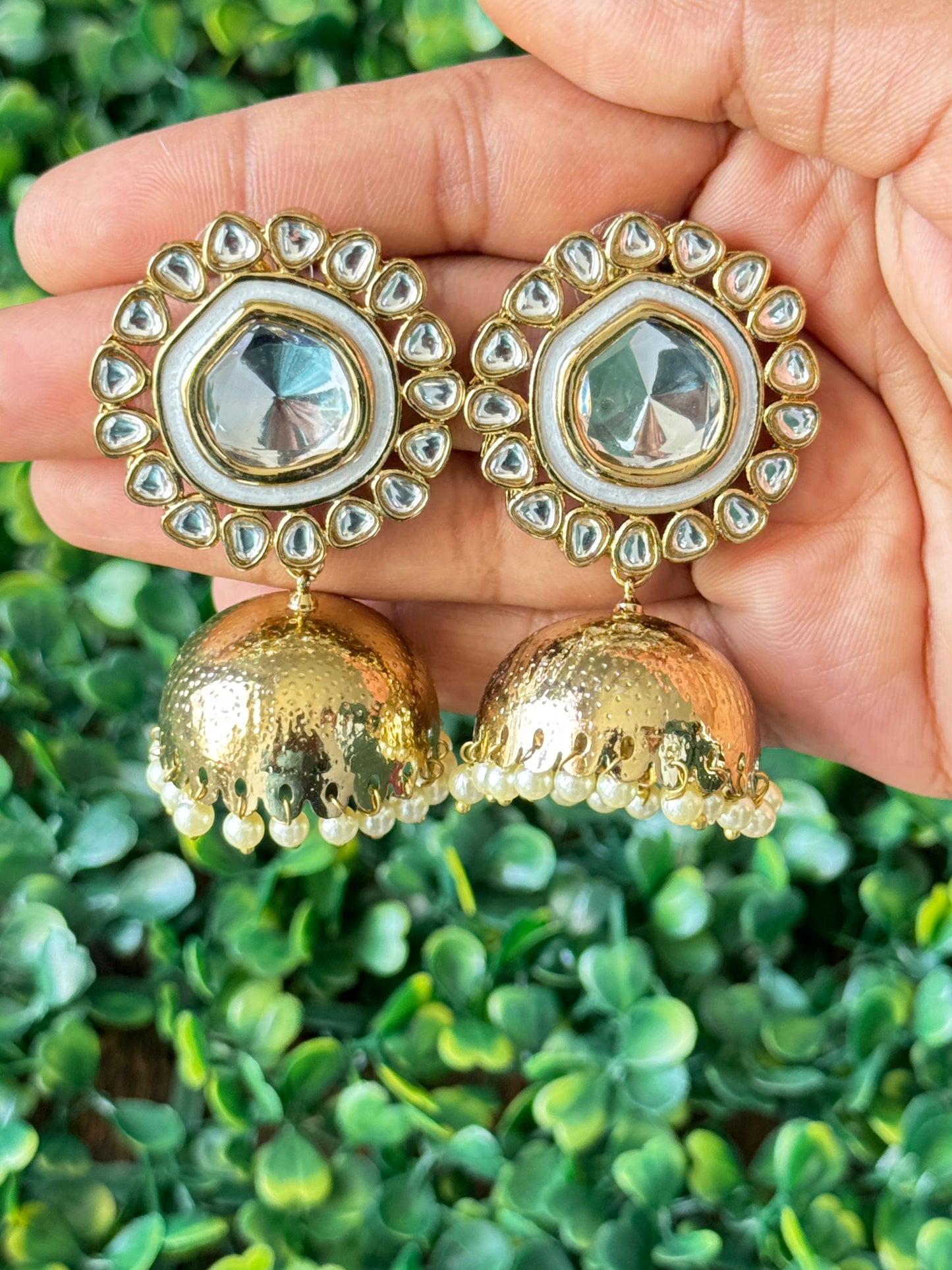 Shraddha Kundan Jhumkas