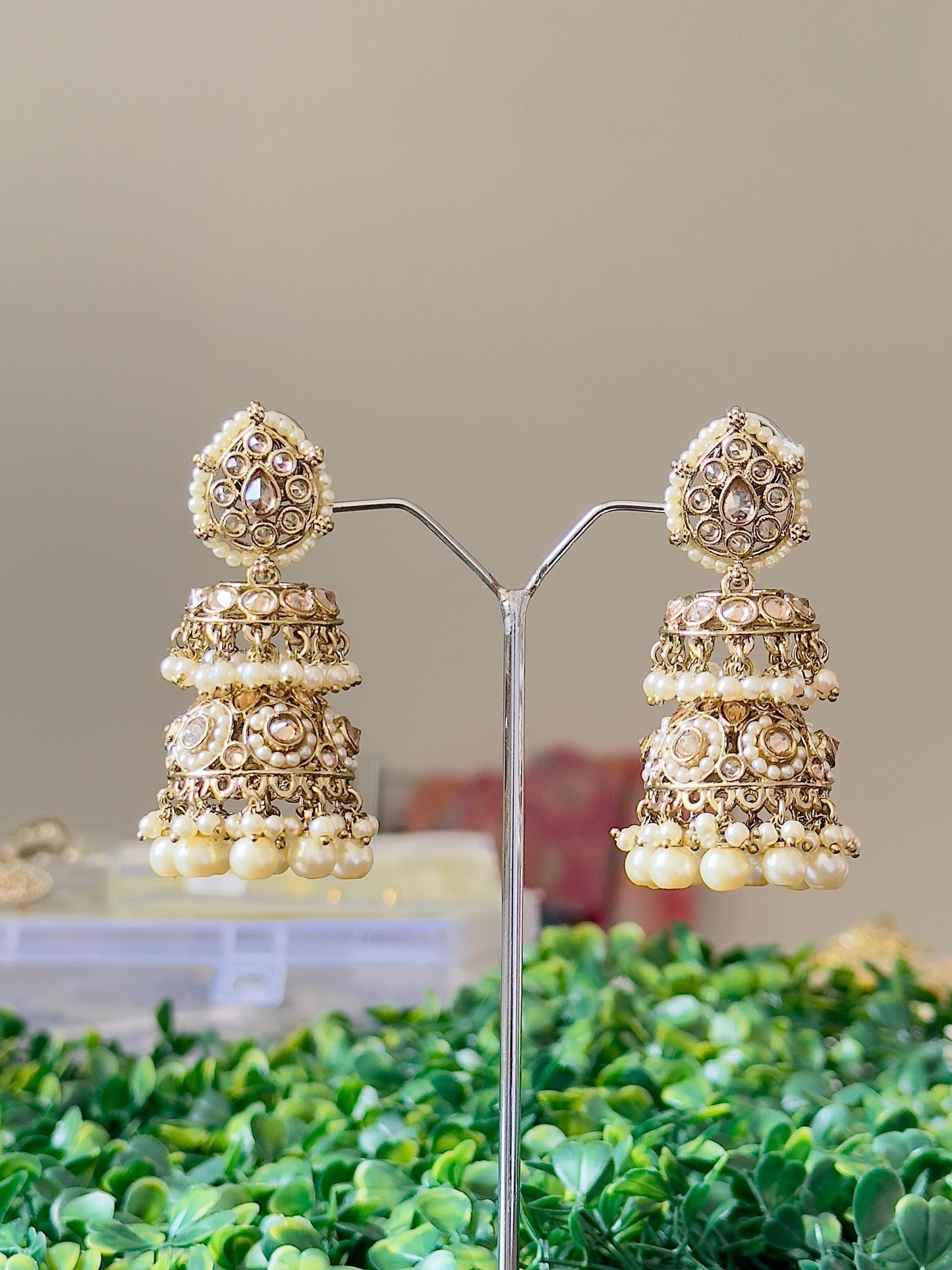 Mehram Jhumka earrings