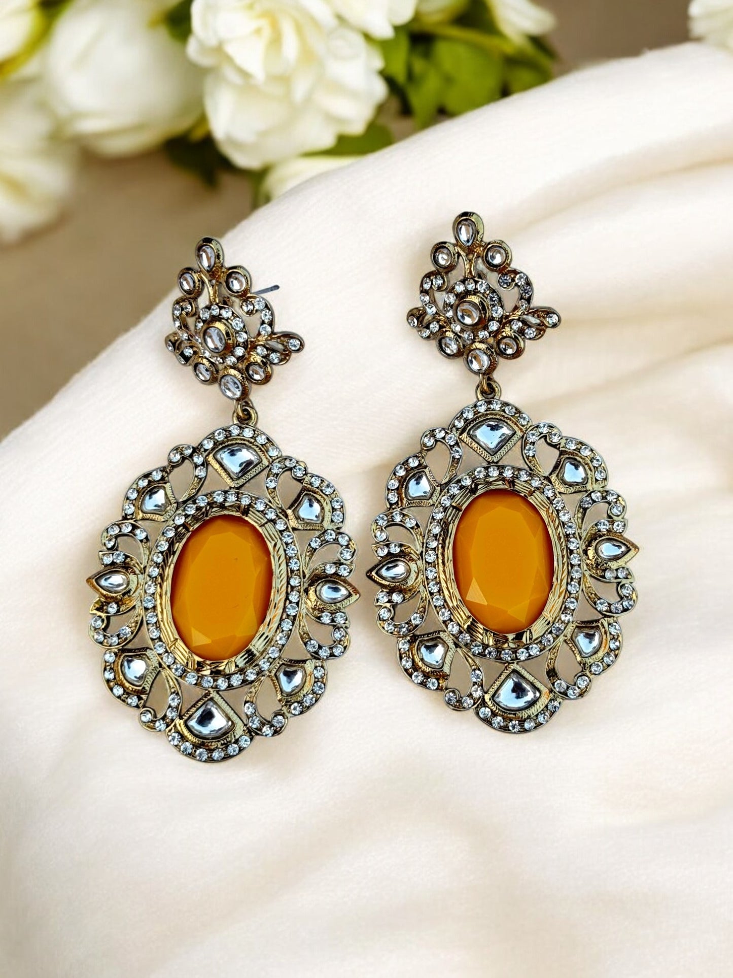Indian Kundan Earrings