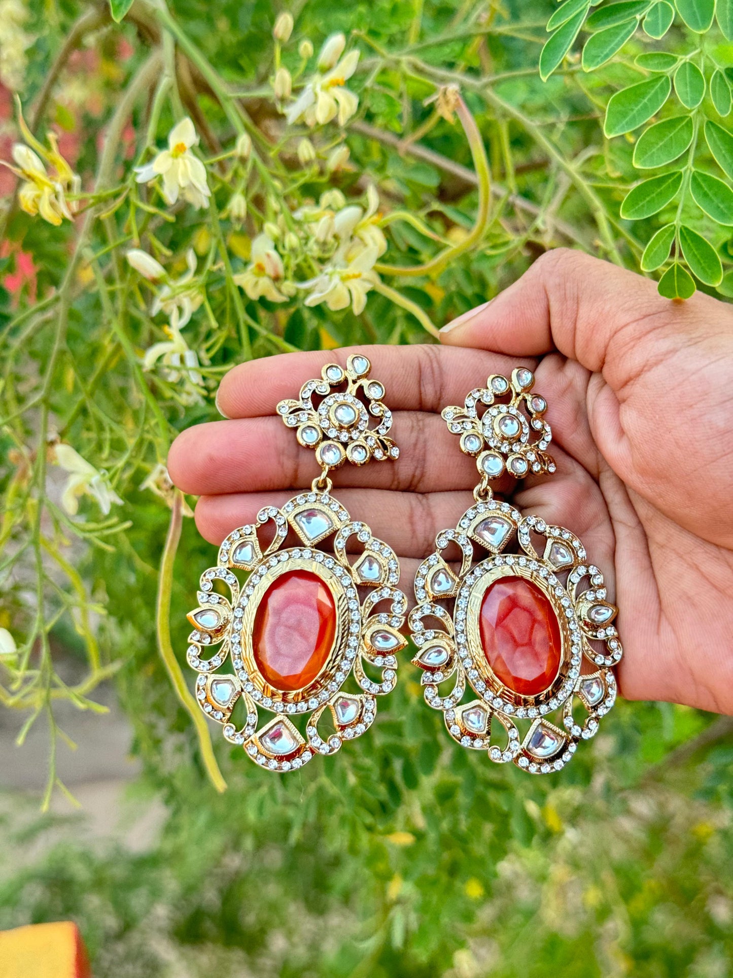 Indian Kundan Earrings