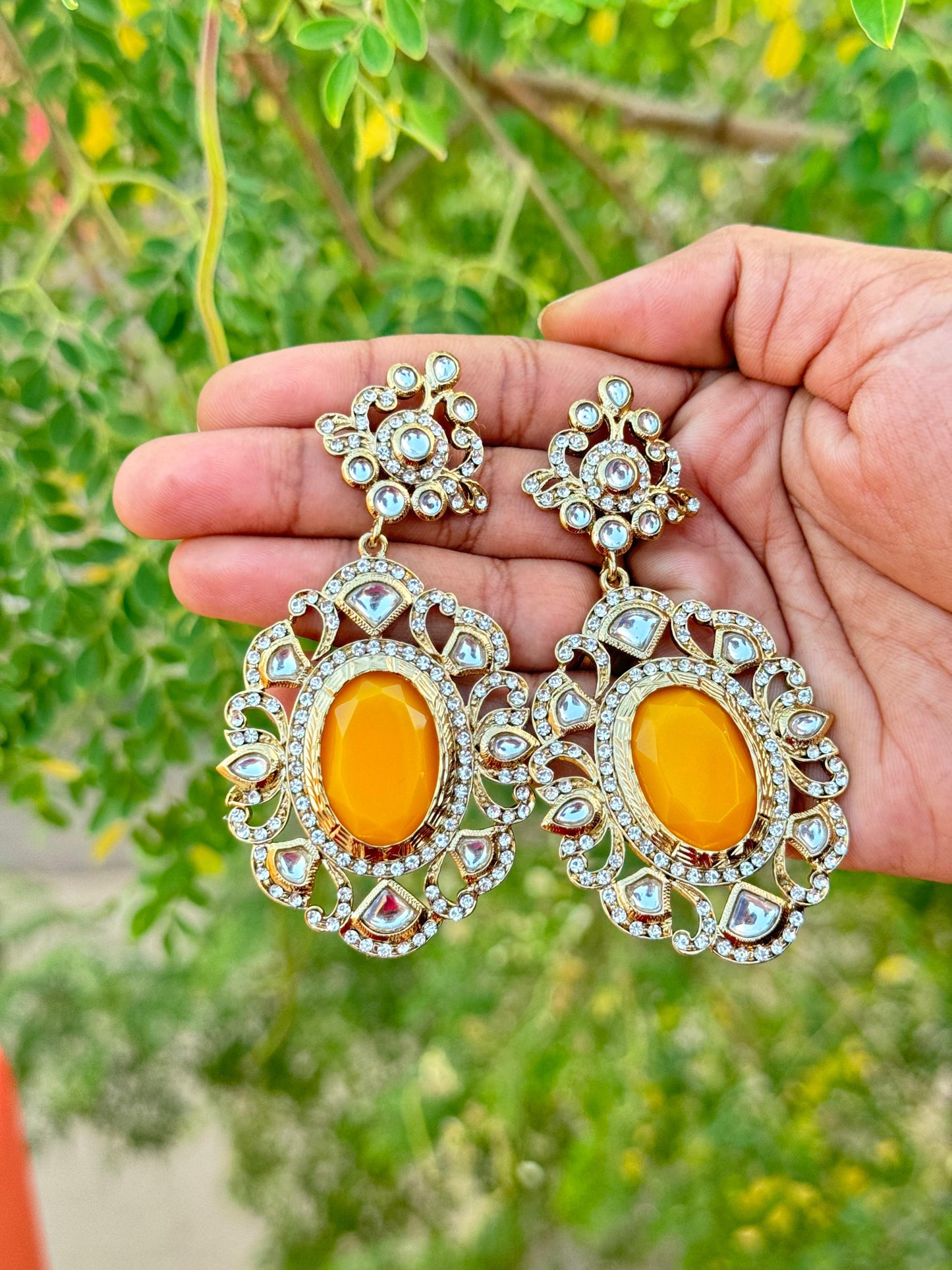 Indian Kundan Earrings