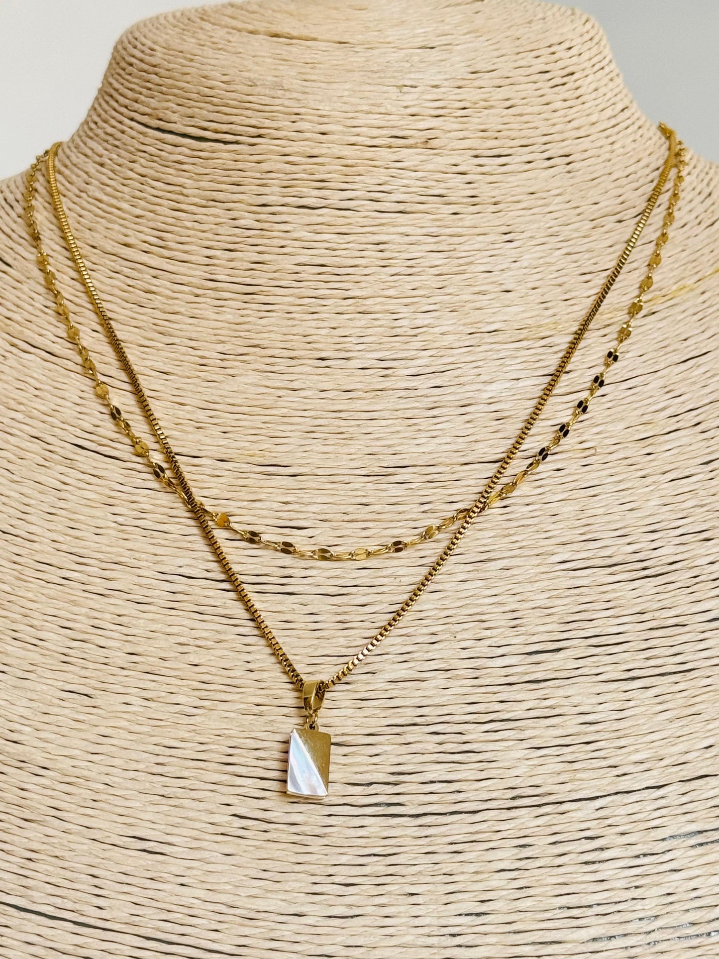 Niara Square Layered Necklace