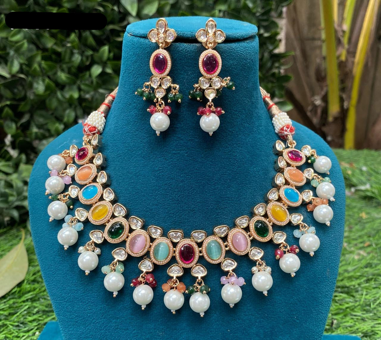 Veera Polki Multicolor Necklaces