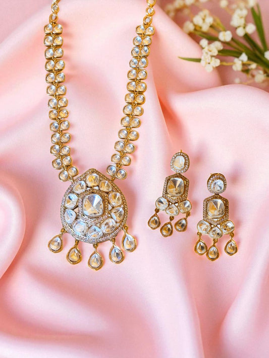 Laasya Moissanite Necklace Set