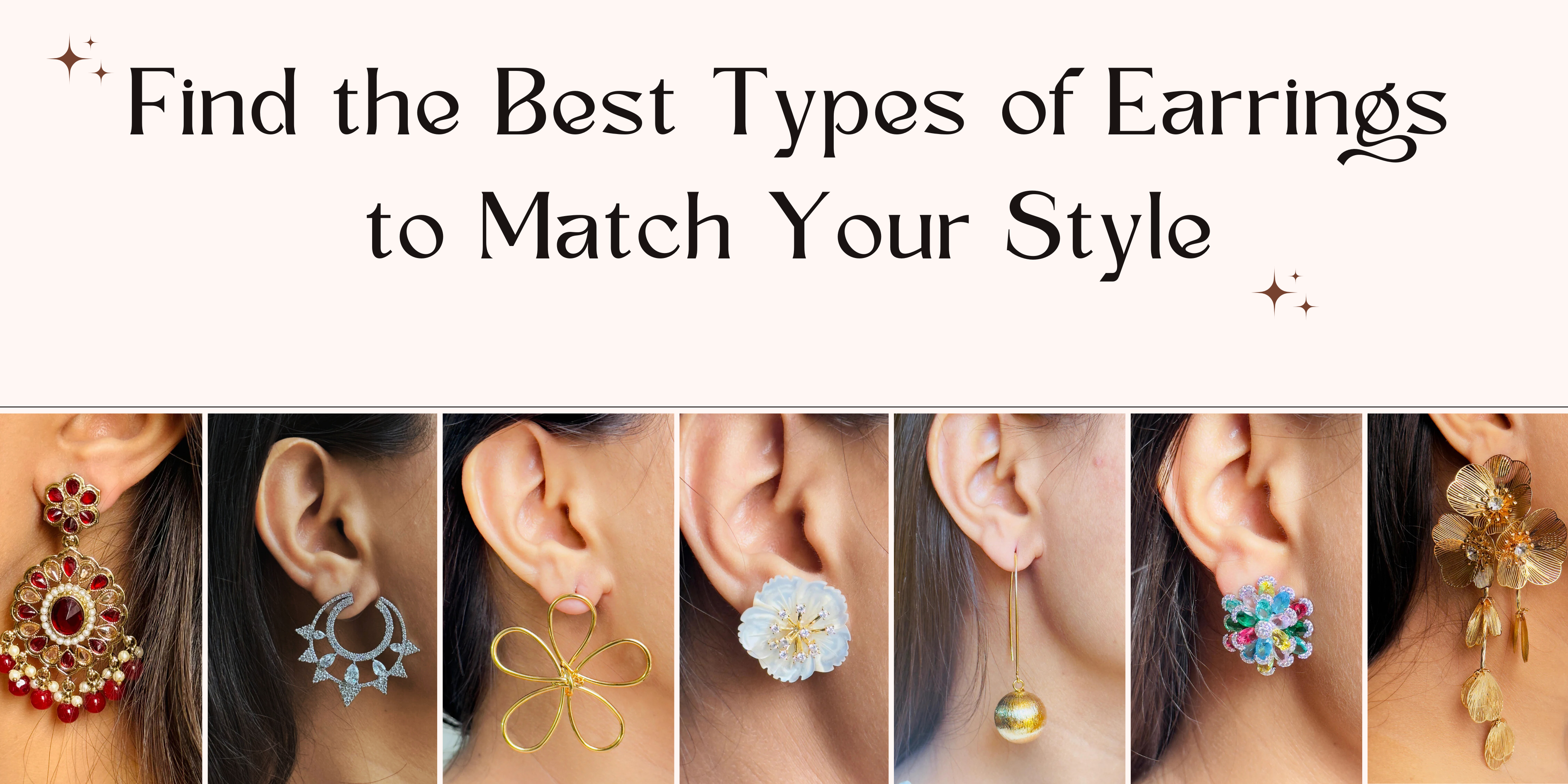 Statement Earring Types Find the Best Types of Earrings to Match Your Style – Glitzica