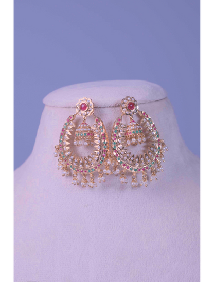 Jadau Danglers Jhumka Earring