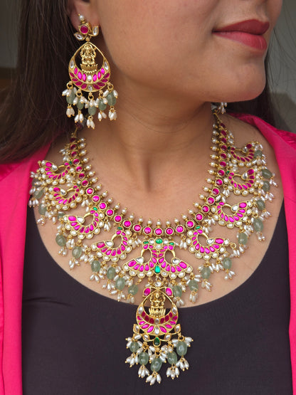 Indumati Jadau Antique Necklace Set