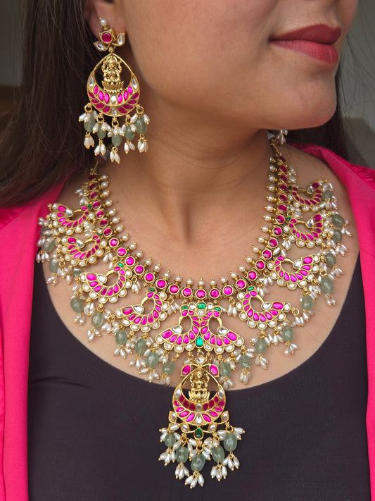 Indumati Jadau Antique Necklace Set