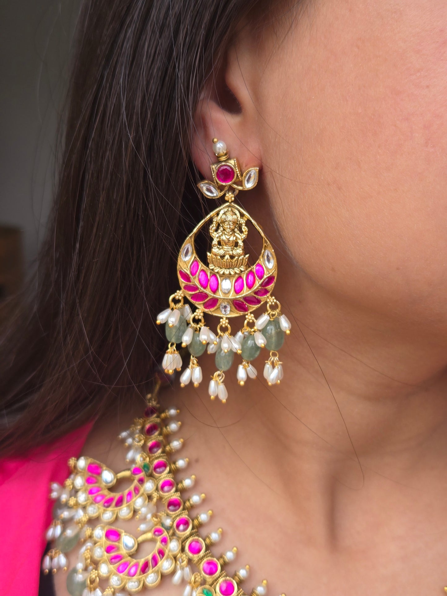 Indumati Jadau Antique Necklace Set