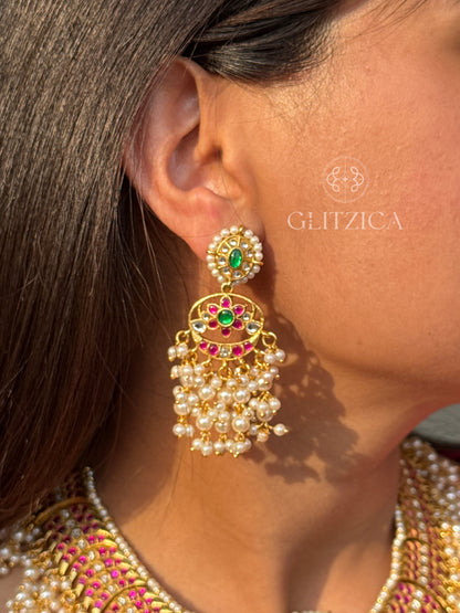 Naina Jadau Antique Necklace Set