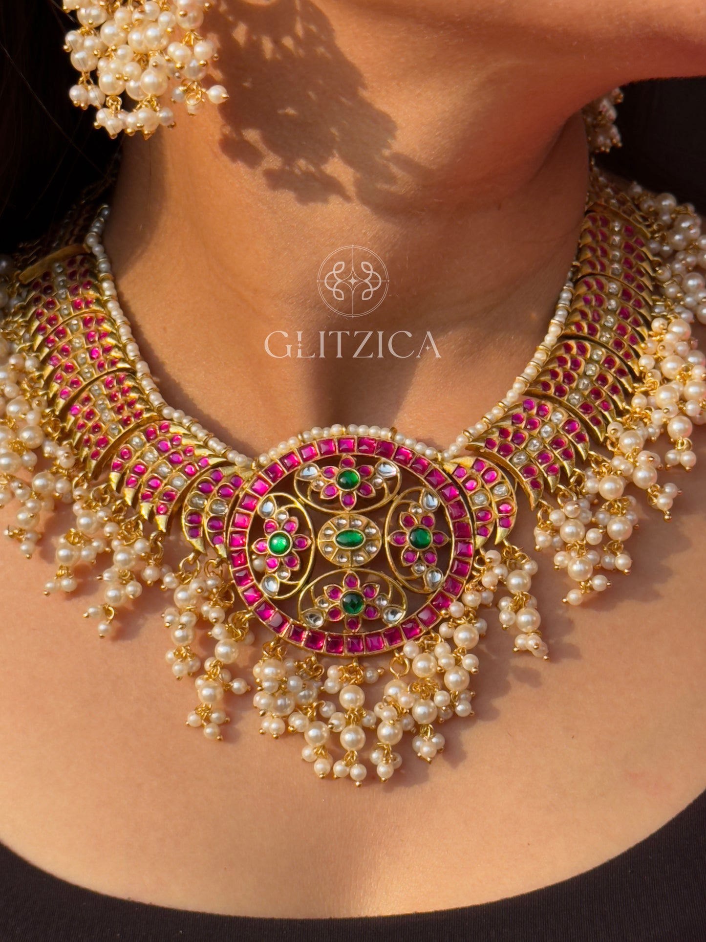 Naina Jadau Antique Necklace Set