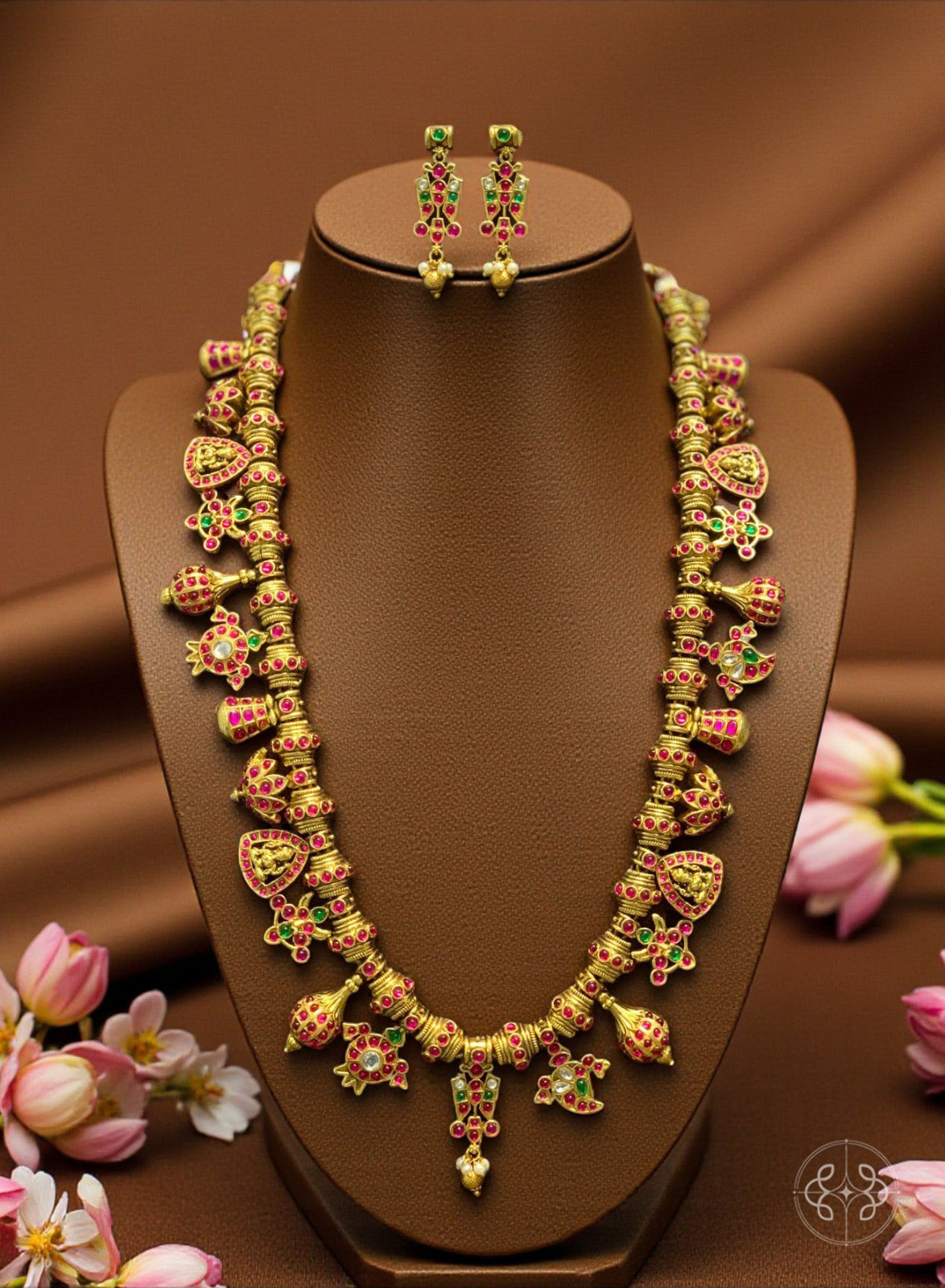 Long Devasree Jadau Antique Necklace