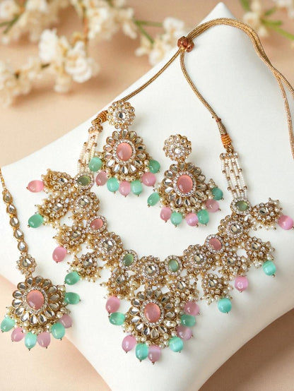 Jhaanjariya Kundan Necklace Set