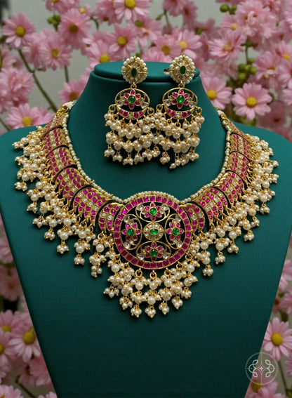 Naina Jadau Antique Necklace Set