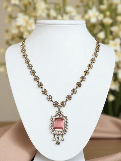 Amara CZ Stone Necklace Set