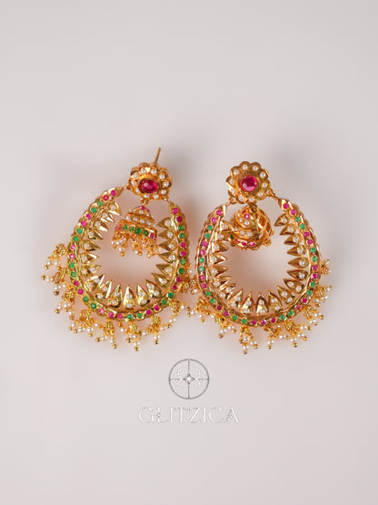 Jadau Danglers Jhumka Earring