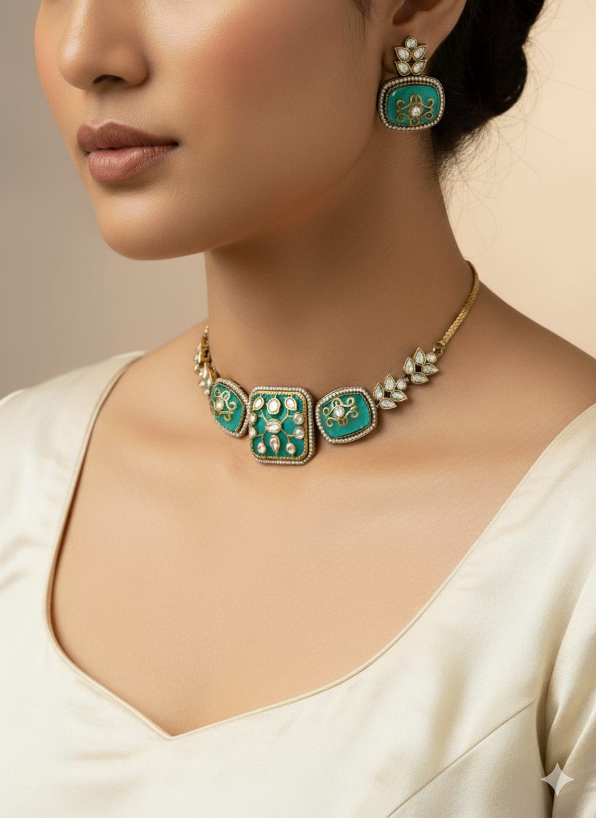 Ziva Victorian Choker Necklace