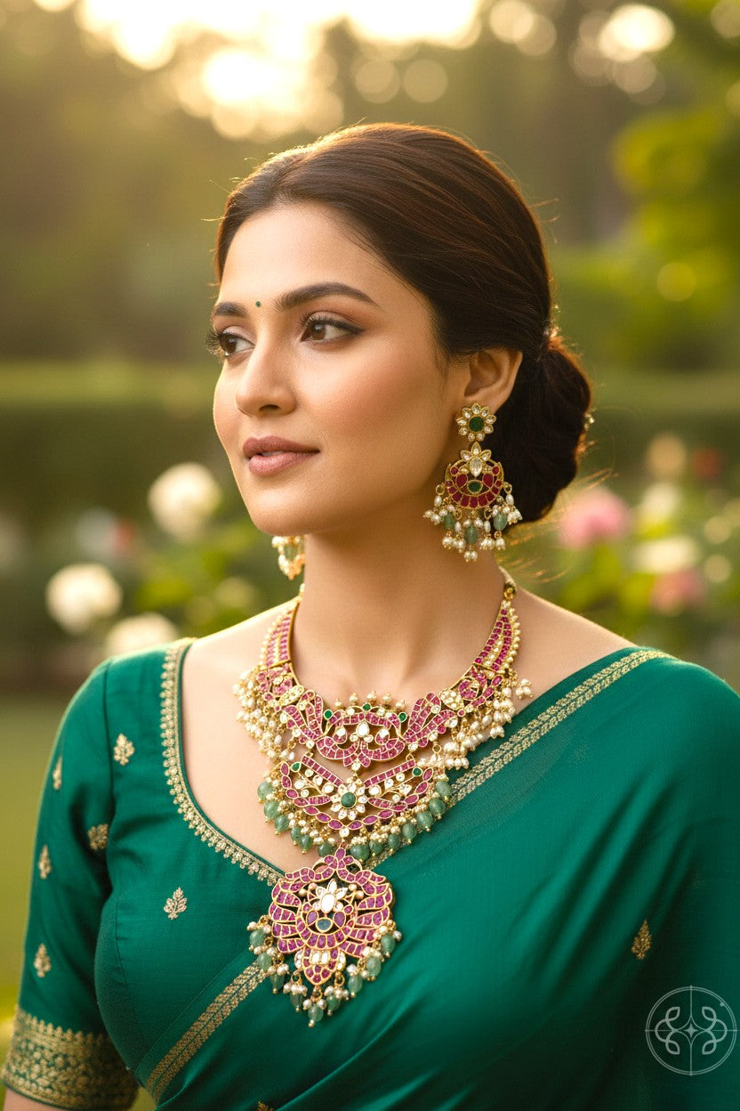 Grand Jadau Necklace Set