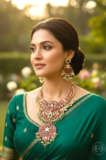 Grand Jadau Necklace Set