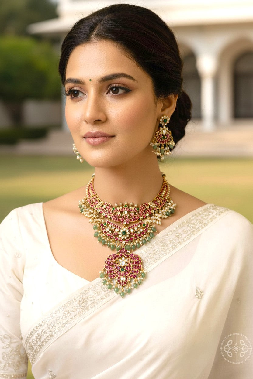 Grand Jadau Necklace Set