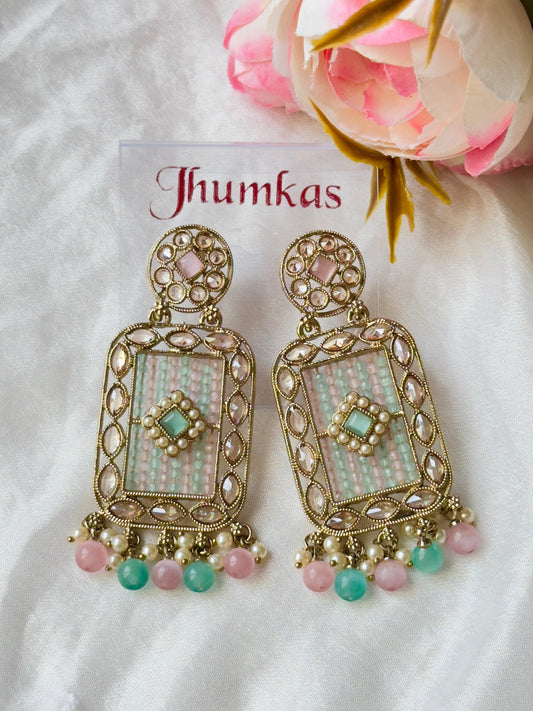 Aafreen Pastel Jhumkas