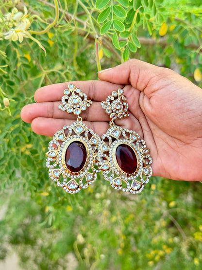 Indian Kundan Earrings