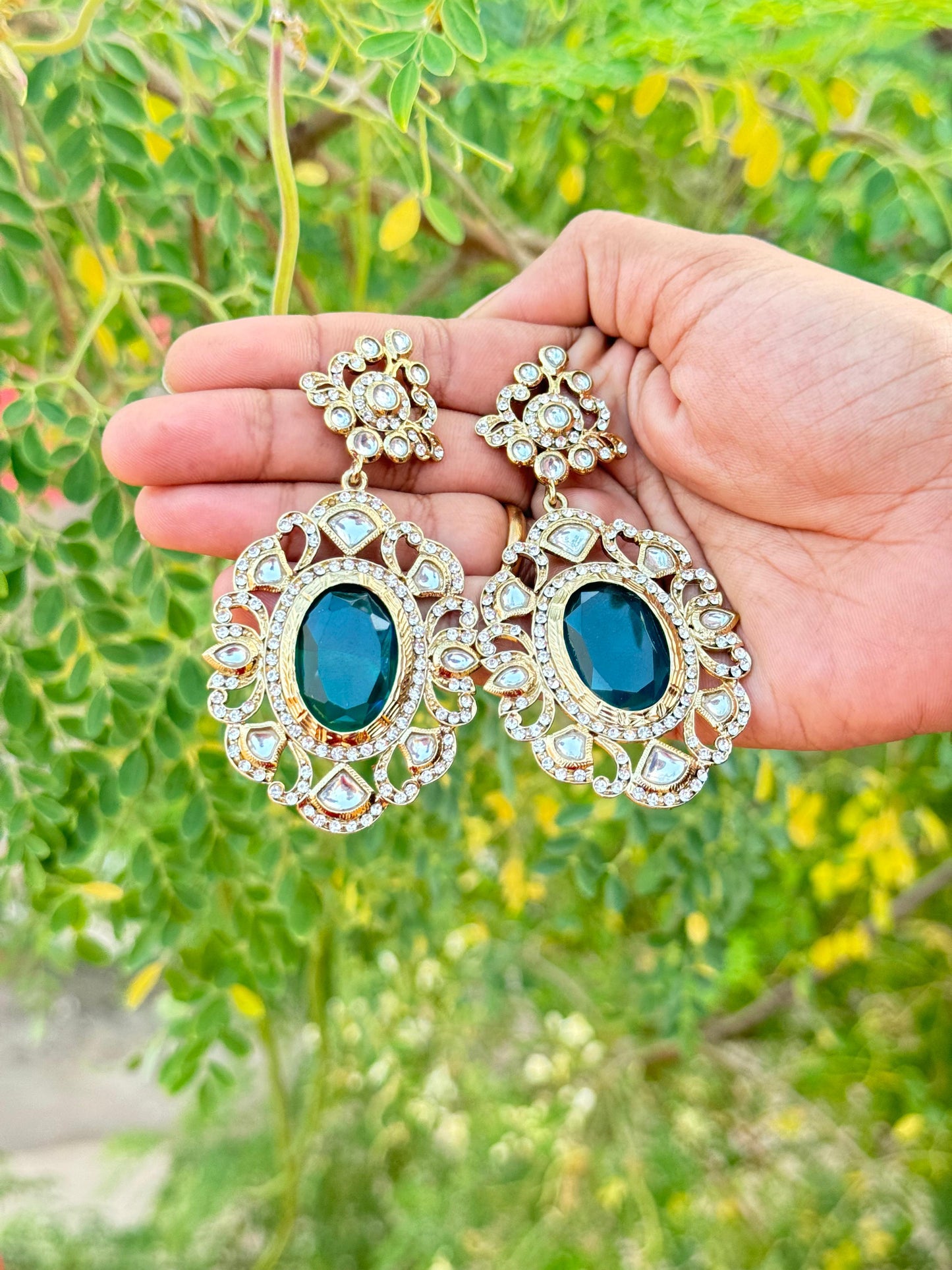 Indian Kundan Earrings