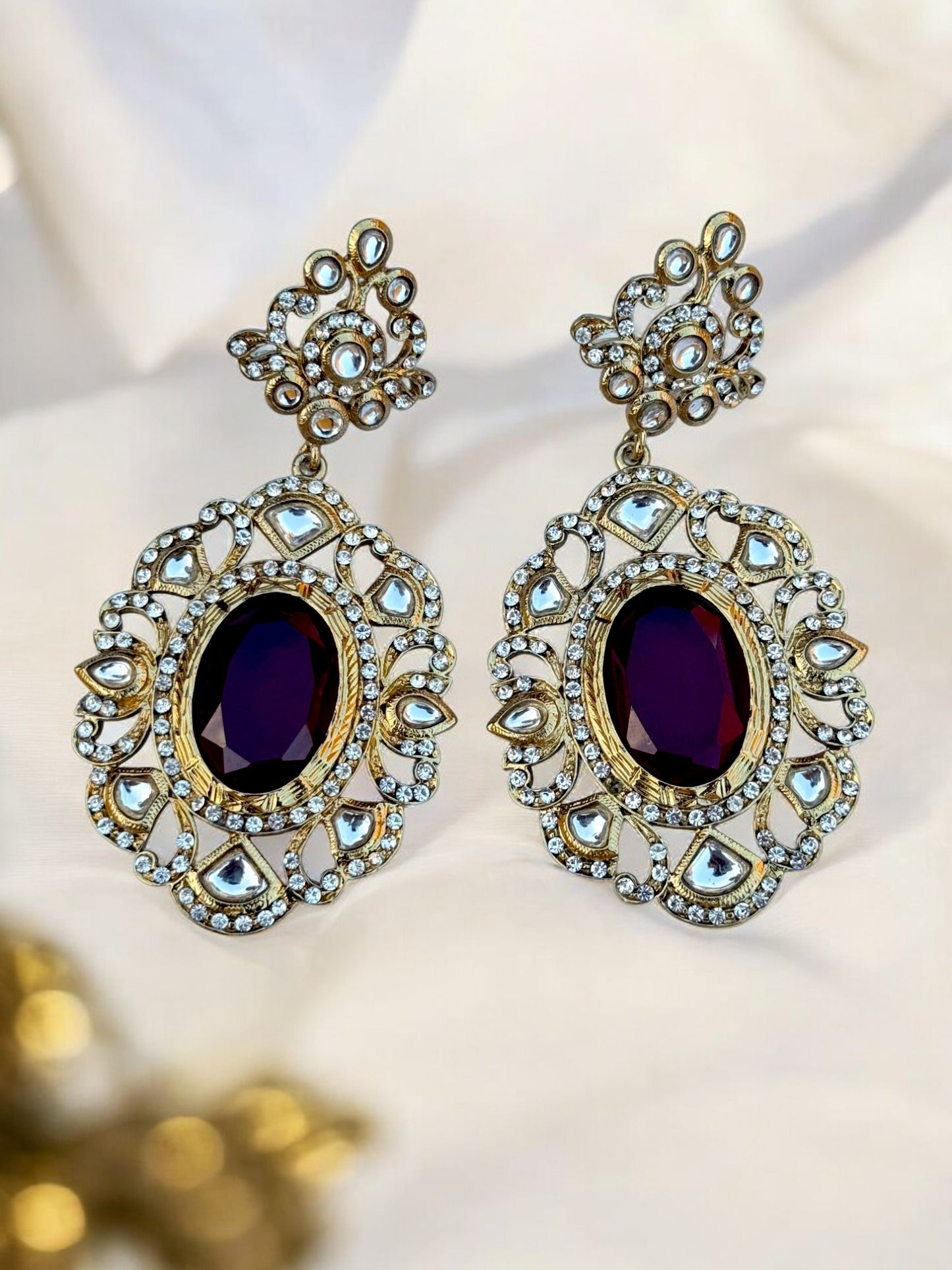 Indian Kundan Earrings