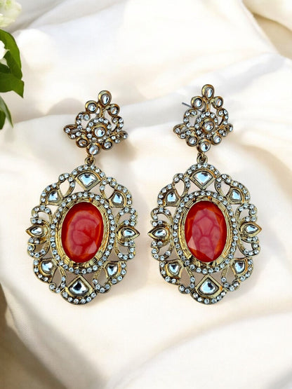 Indian Kundan Earrings