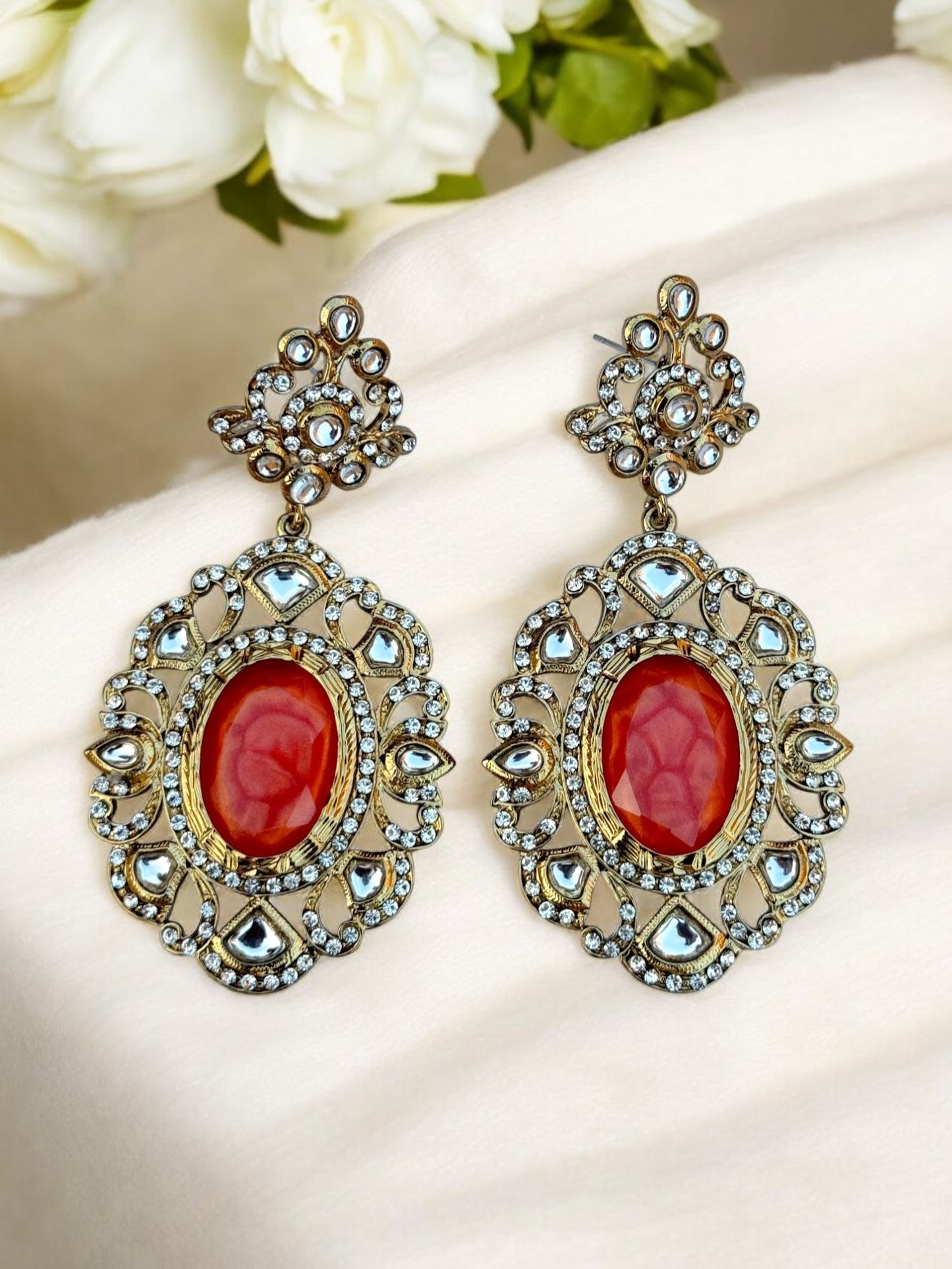 Indian Kundan Earrings