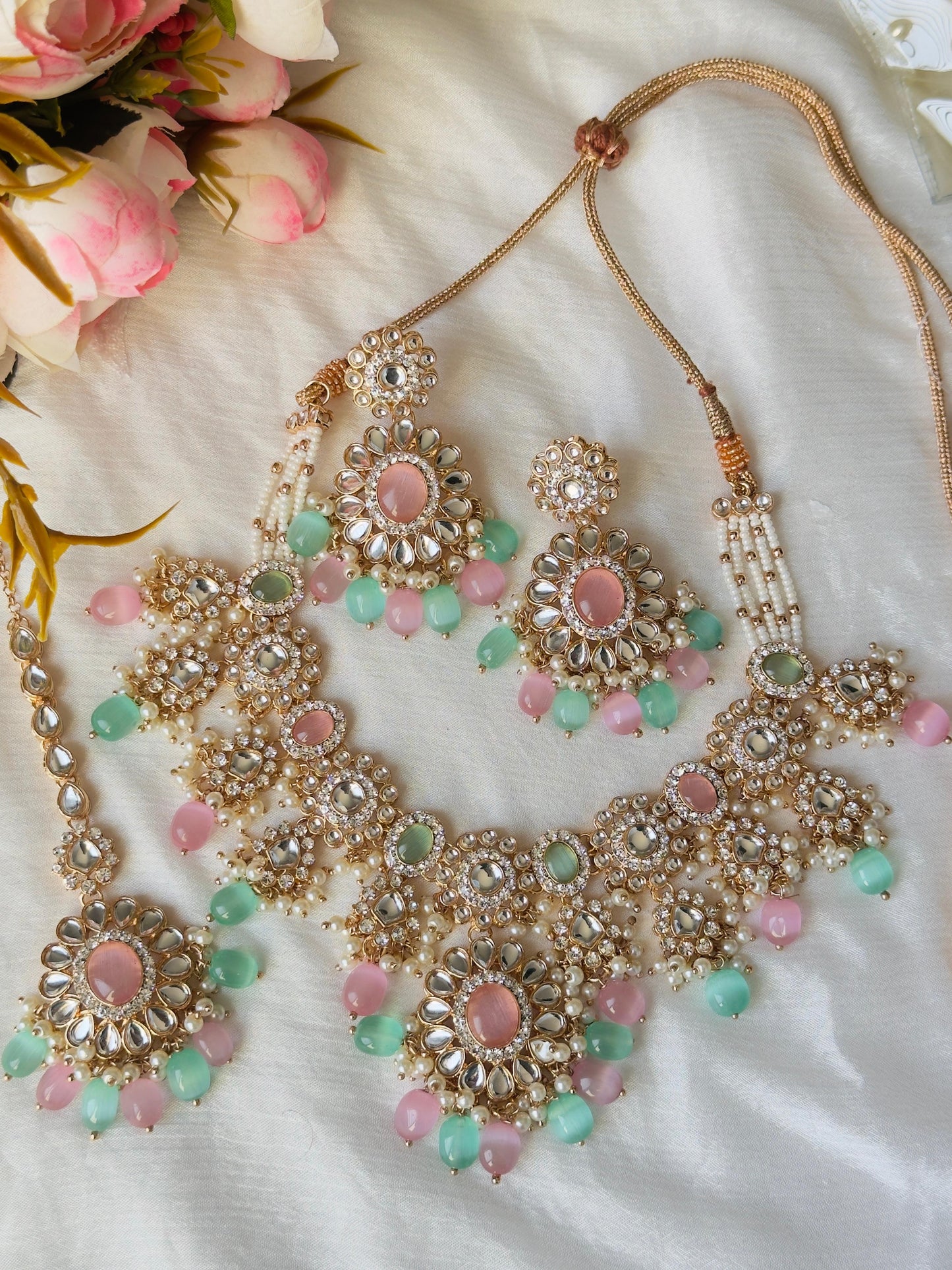 Jhaanjariya Kundan Necklace Set