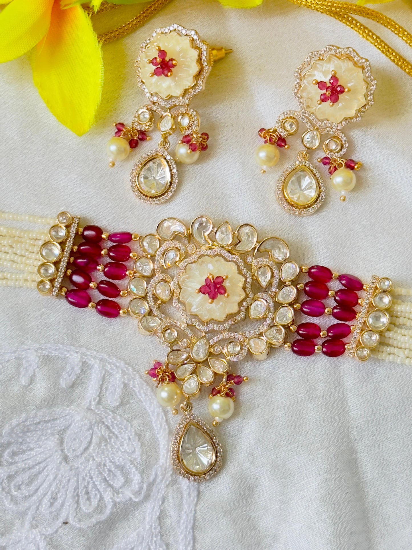 Ruby Choker Necklace