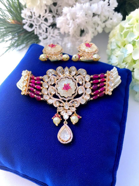 Ruby Choker Necklace