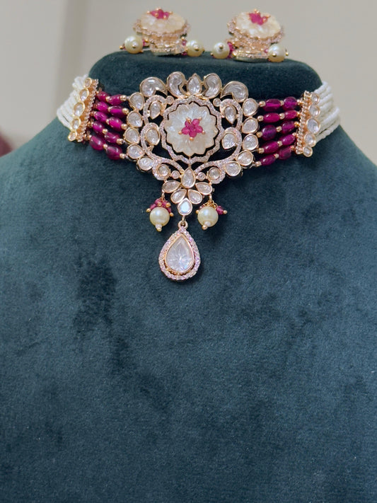 Ruby Choker Necklace
