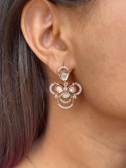 Heritage Blossom Polki Necklace Set