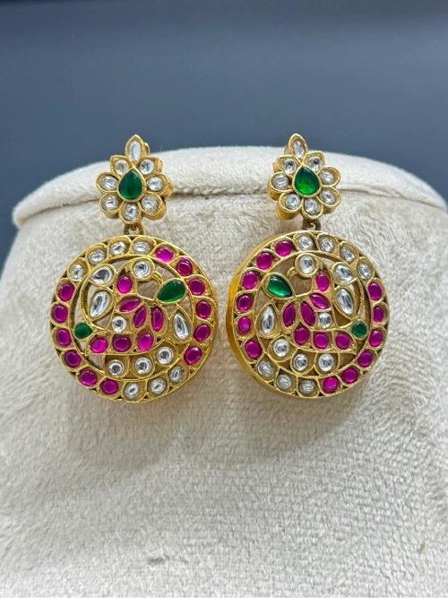Anvitha Jadau Bottumala Haram Necklace Set