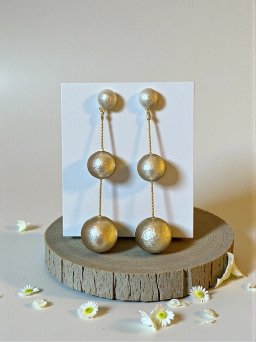 18K Gold Plated Modern Drop Earrings