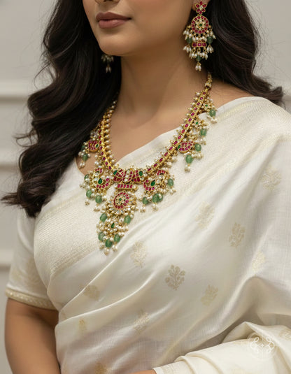 Vrinda Jadau Necklace Set