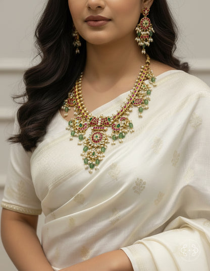 Vrinda Jadau Necklace Set