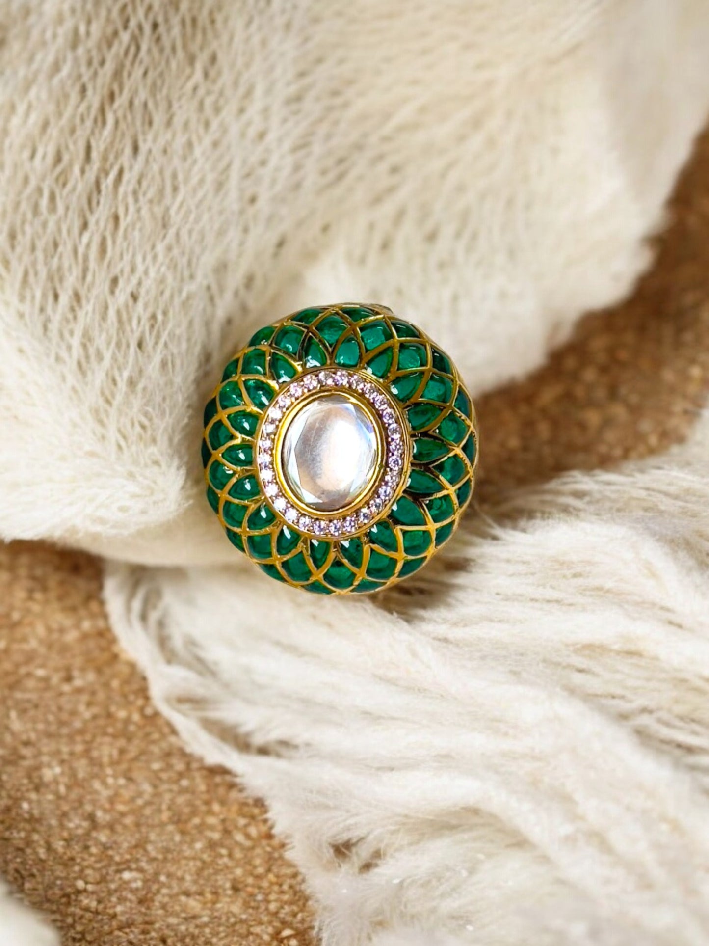 Meera Polki Ring