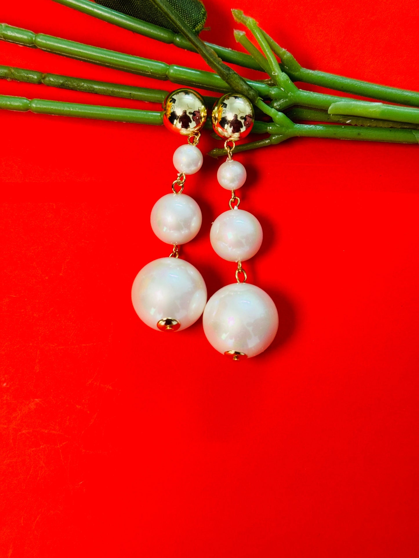 Pearl Drop Dangle Earrings