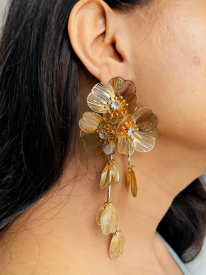 Floral Statement Earrings