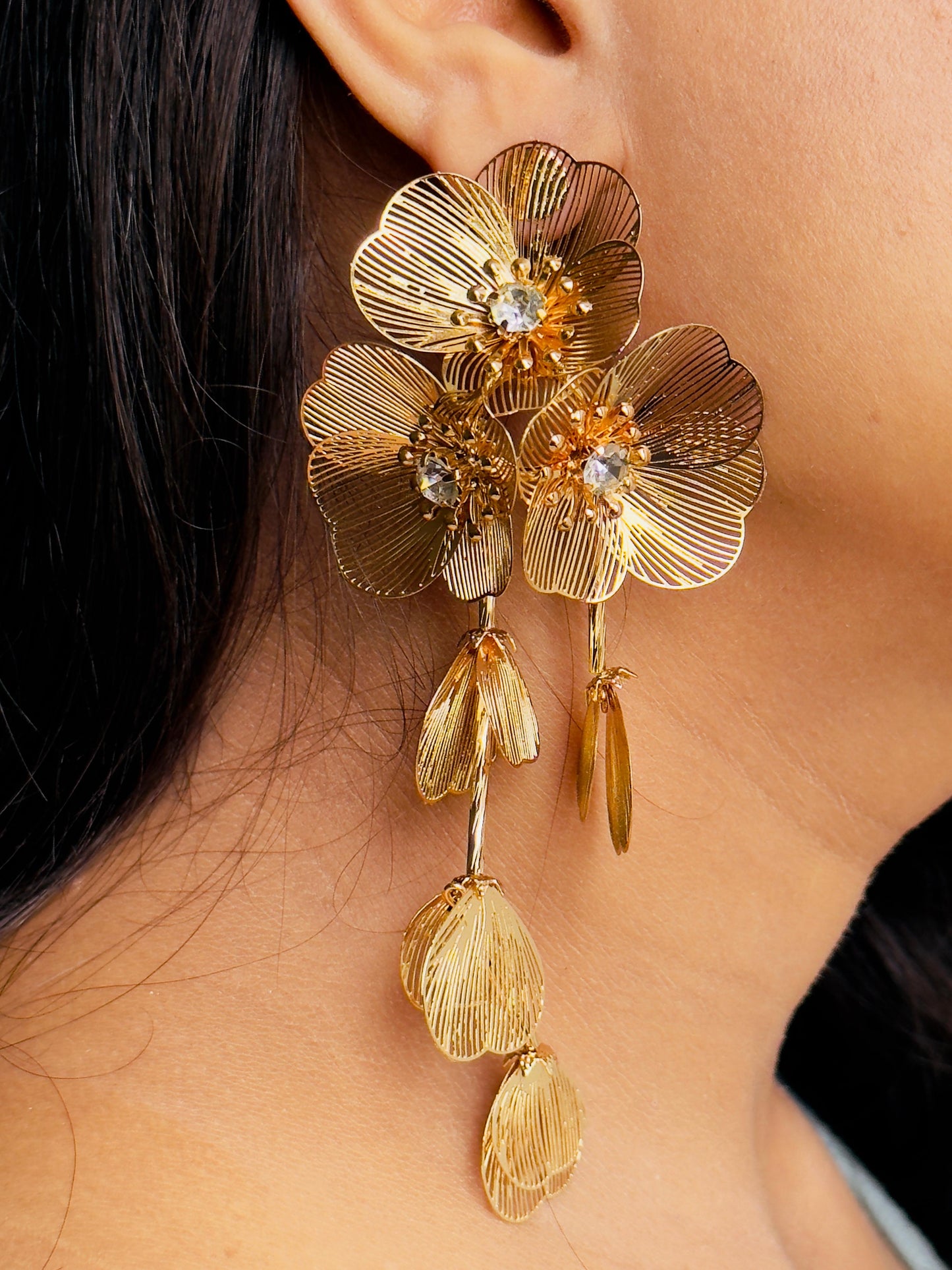 Floral Statement Earrings