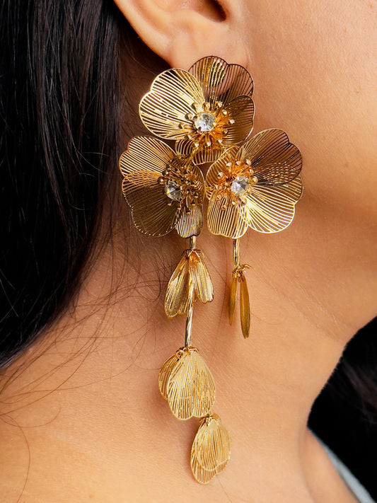 Floral Statement Earrings